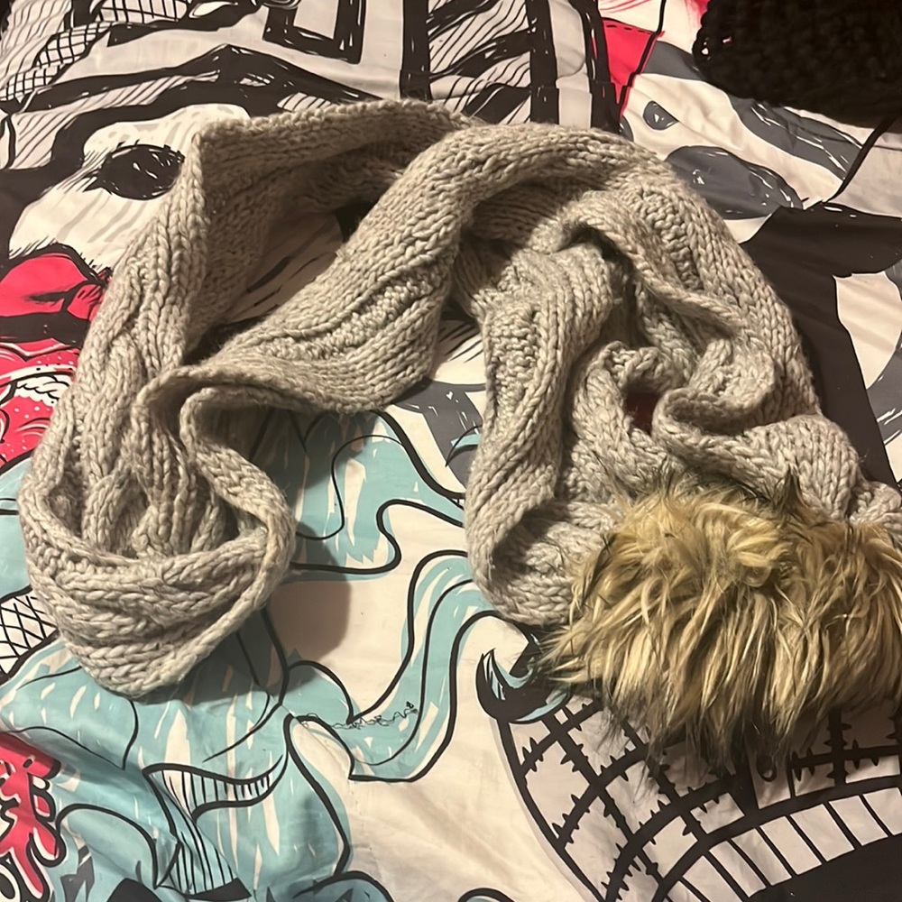 Furry scarf
